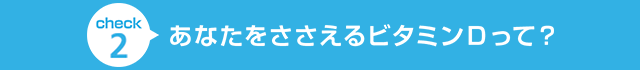 注目の栄養成分ビタミンD